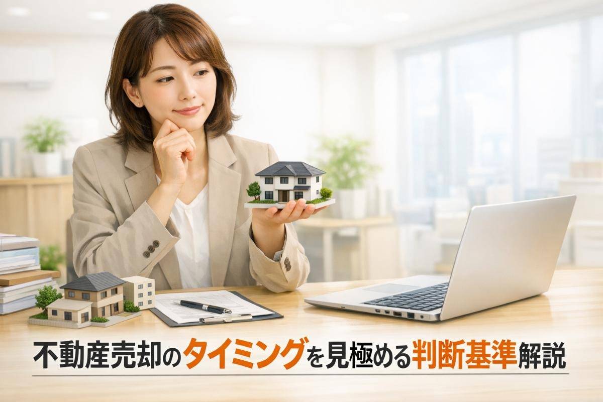 不動産売却のタイミングを見極める判断基準解説