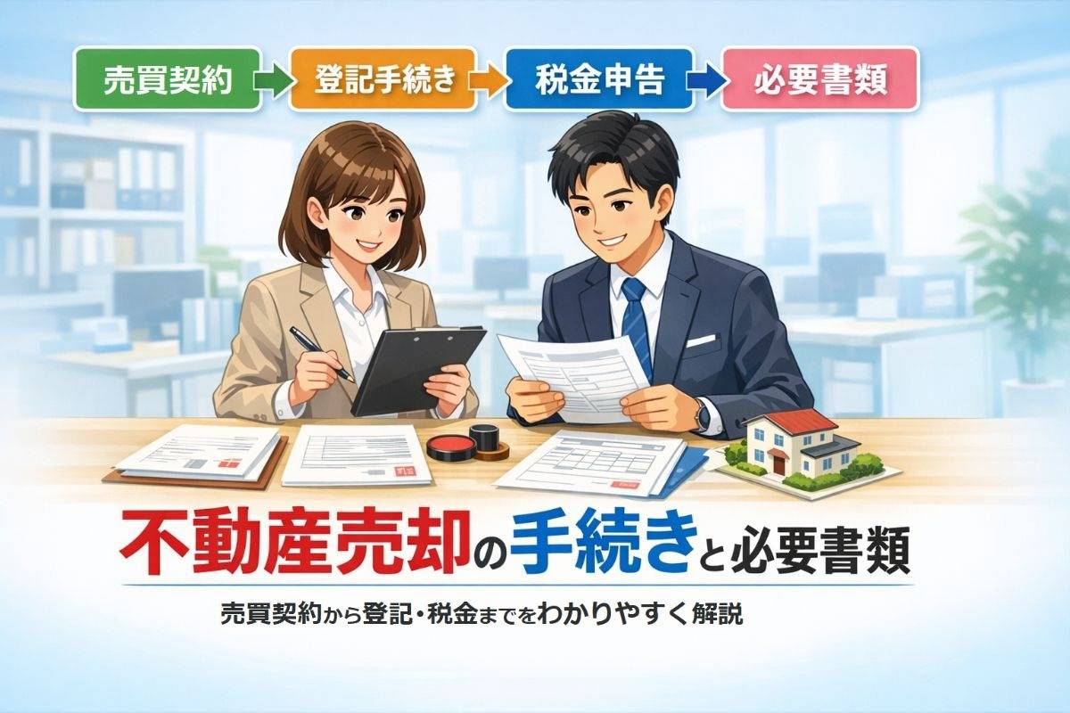 不動産売却の手続きの流れと必要書類を解説！売買契約から登記・税金まで失敗しない準備ガイド