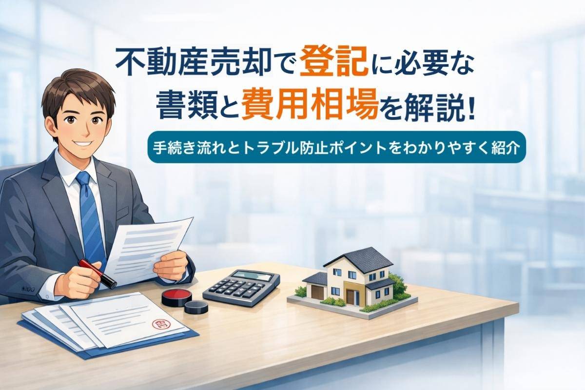 不動産売却で登記に必要な書類と費用相場を解説｜手続き流れとトラブル防止ポイント