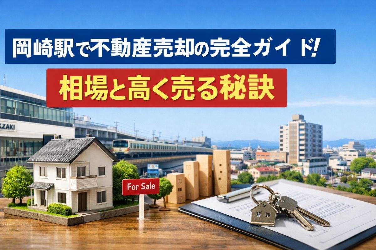 岡崎駅で不動産売却の完全ガイド｜相場と高く売る秘訣