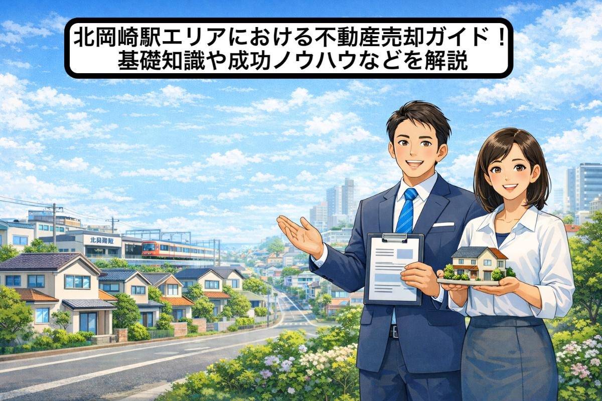 北岡崎駅エリアにおける不動産売却ガイド!基礎知識や成功ノウハウなどを解説