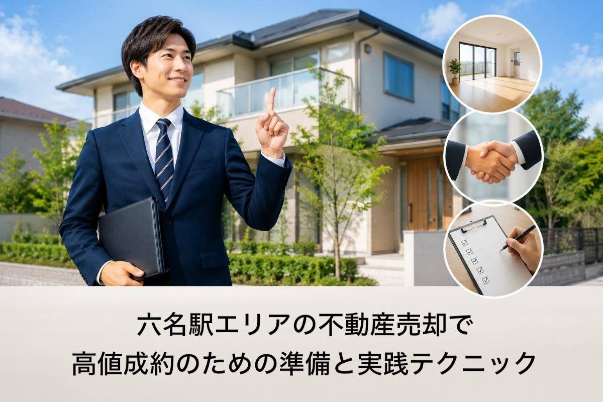 六名駅エリアの不動産売却で高値成約のための準備と実践テクニック